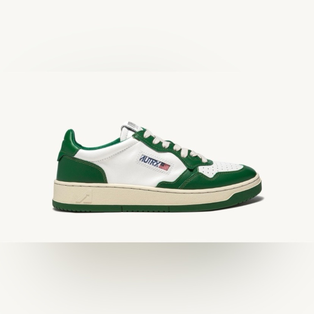 Autry Women’s Green and White Sneakers